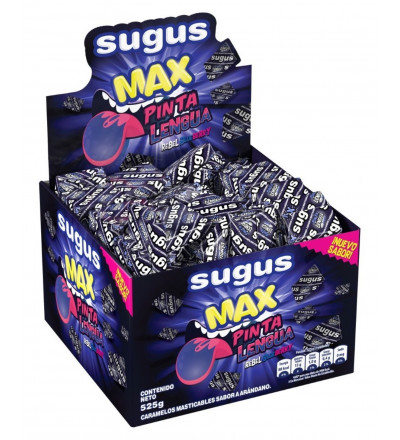 MASTICABLE SUGUS MAX PINTALENGUA X 70 UNIDADES
