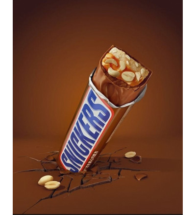 CHOCOLATE SNICKERS BARRA 48 GR