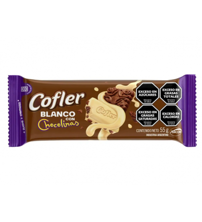 CHOCOLATE COFLER CHOCOLINA BLANCO 140 GR