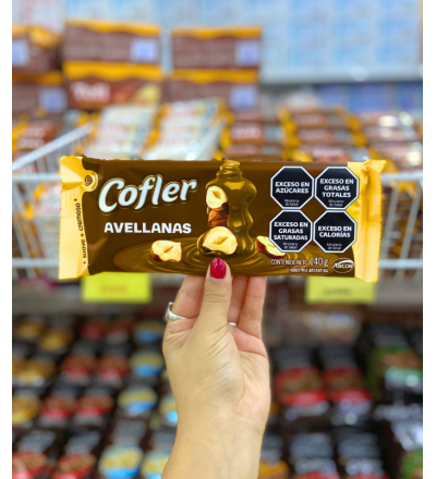 CHOCOLATE COFLER AVELLANA 140 GR