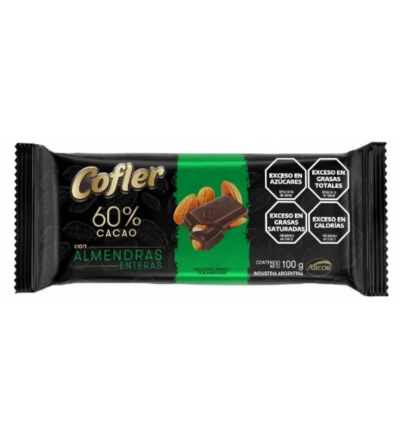 CHOCOLATE COFLER ALMENDRAS 100 GR