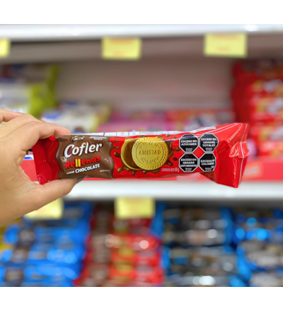 GALLETAS COFLER RELLENO CHOCOLATE 85 GR