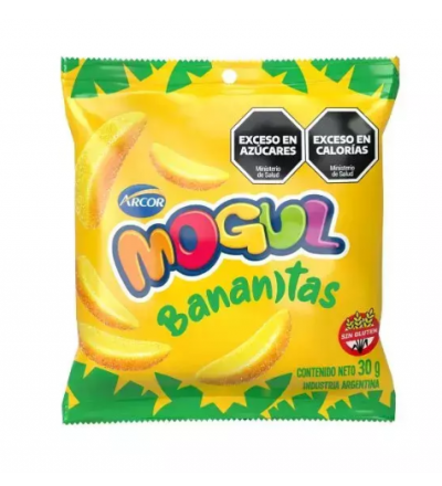 GOMITA MOGUL BANANITAS X 12 UNIDADES