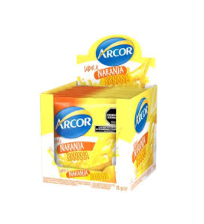 JUGO ARCOR NARANJA BANANA X 18 UNIDADES
