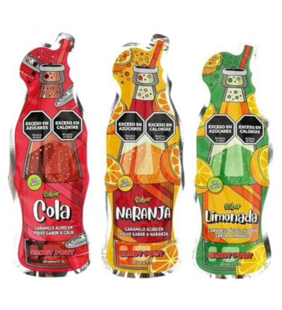 BOTELLA CARAMELO ACIDO POLVO