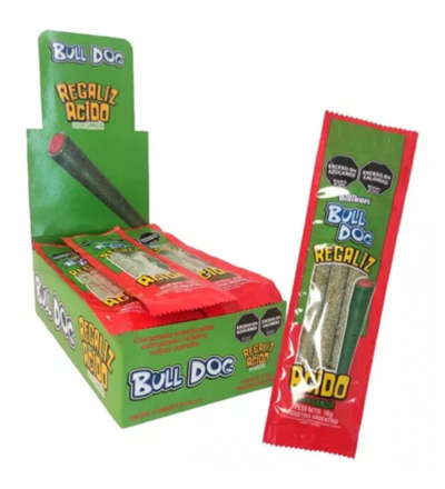 REGALIZ BULL DOG SANDIA X 12 UNIDADES