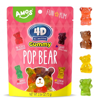 GOMITA 4D AMOS OSITOS 100 GR