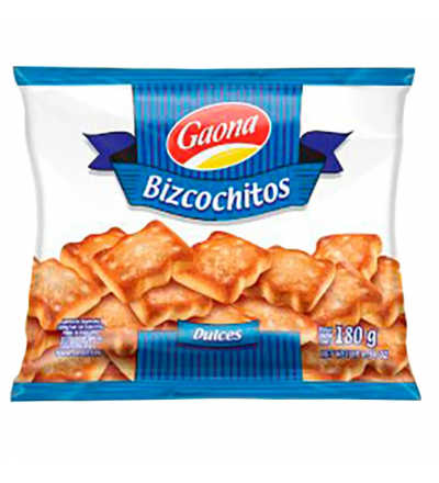 BIZCOCHITOS GAONA DULCES 180 GR