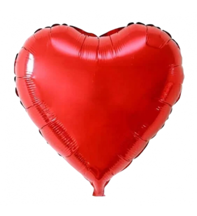 GLOBO CORAZON ROJO