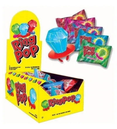 CHUPETIN RING POP X 24 UNIDADES
