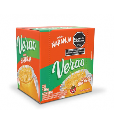 JUGO VERAO NARANJA X 20 UNIDADES
