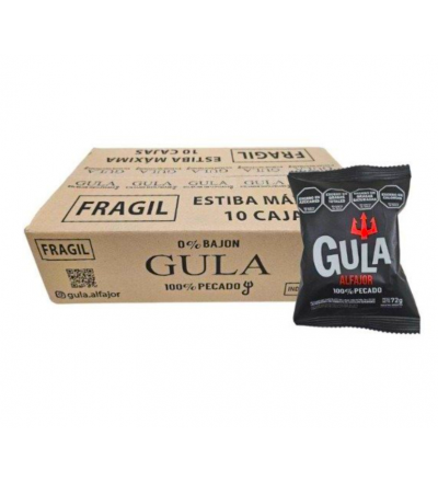 ALFAJOR GULA NEGRO CAJA X 18 UNIDADES