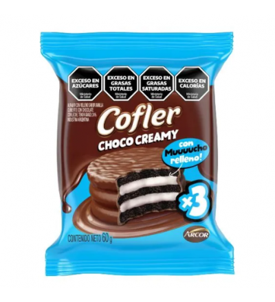 ALFAJOR COFLER CHOCO CREAMY