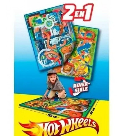 ALFOMBRA HOT WHEELS 2 EN 1