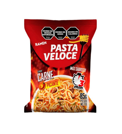 PASTA VELOCE CARNE 85 GR