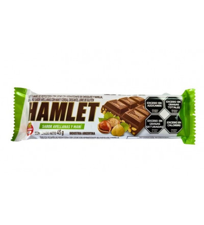 CHOCOLATE HAMLET AVELLANAS X 21 UNIDADES