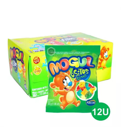GOMITA MOGUL OSITOS X 12 UNIDADES 30 GR