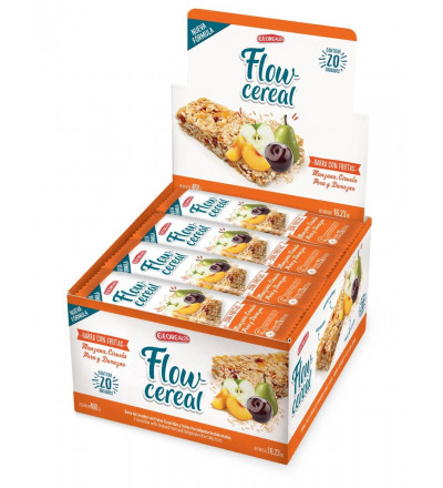 BARRA DE CEREAL FLOW CON FRUTAS X 20 UNIDADES