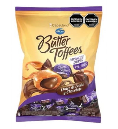 CARAMELO BUTTER TOFFEES CHOCOLATE DL 810 GR