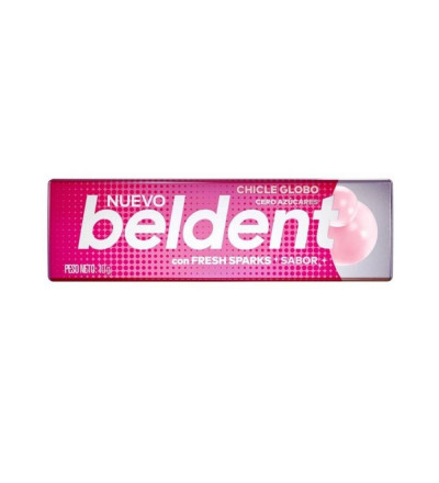 CHICLE BELDENT GLOBO X 20 UNIDADES