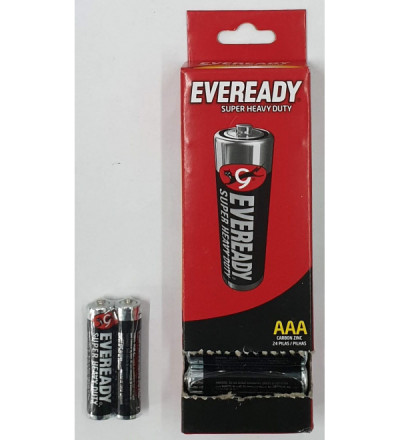 PILA EVEREADY AAA X 24 UNIDADES