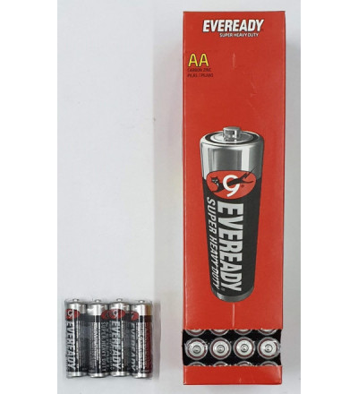 PILA EVEREADY AA X 4 UNIDADES