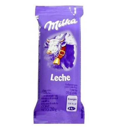 CHOCOLATE MILKA LECHE X 20 UNIDADES